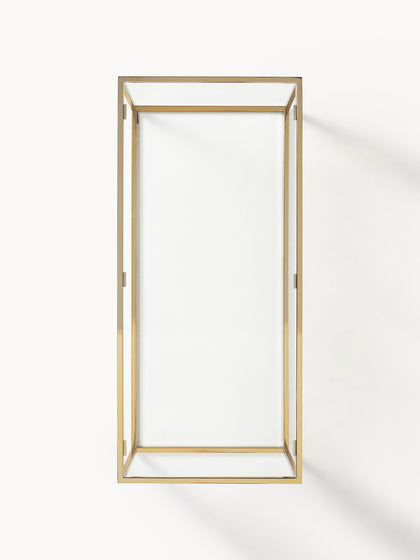 Westwing Mesa De Centro Maya Tablero De Vidrio