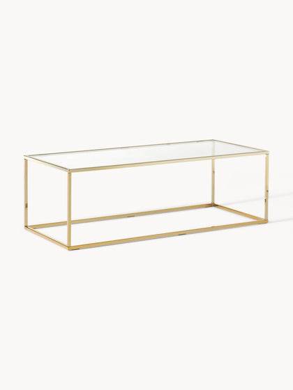 Westwing Mesa De Centro Maya Tablero De Vidrio