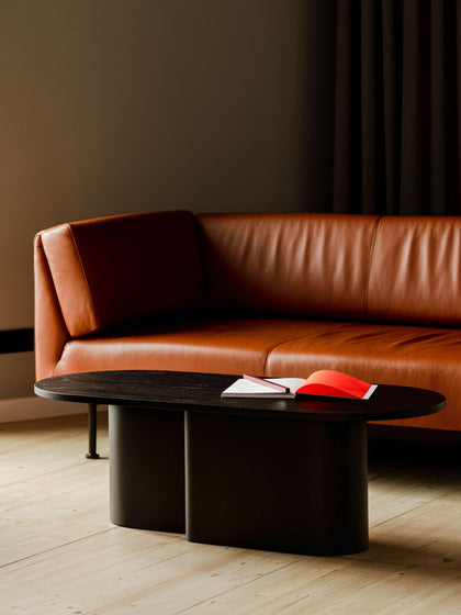 Westwing Mesa De Centro Ovalada De Madera Looi