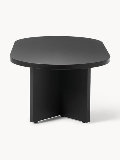 Westwing Mesa De Centro Ovalada De Madera Toni