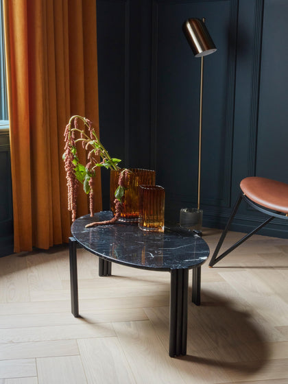 Westwing Mesa De Centro Ovalada De Mármol Tribus