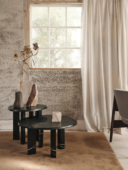 Westwing Mesa De Centro Redonda De Mármol Taula