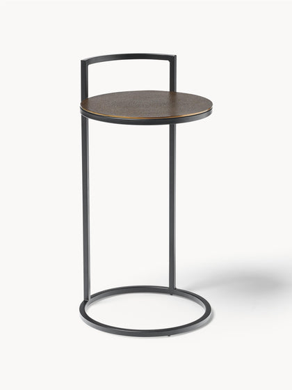 Westwing Mesa de centro redonda de metal Circle