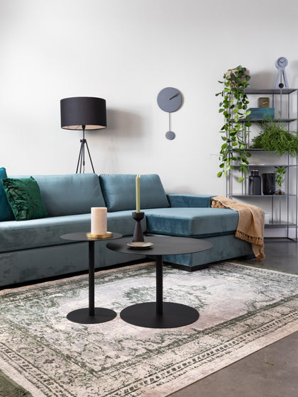 Westwing Mesa De Centro Redonda De Metal Snow