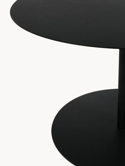 Westwing Mesa De Centro Redonda De Metal Snow