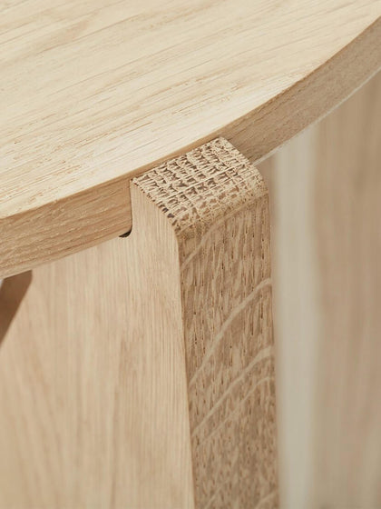 Westwing Mesa De Centro Redonda De Roble Future