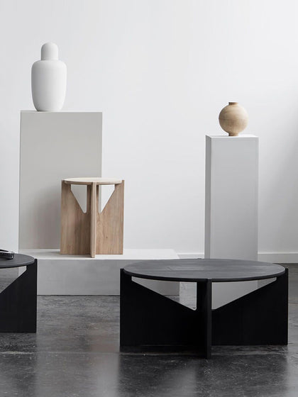 Westwing Mesa De Centro Redonda De Roble Future