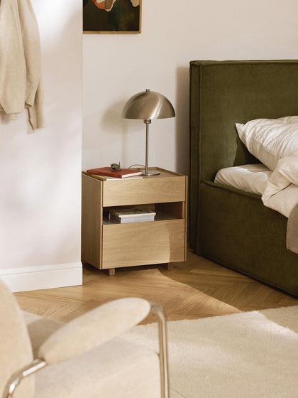 Westwing Mesilla De Noche De Madera Larsen