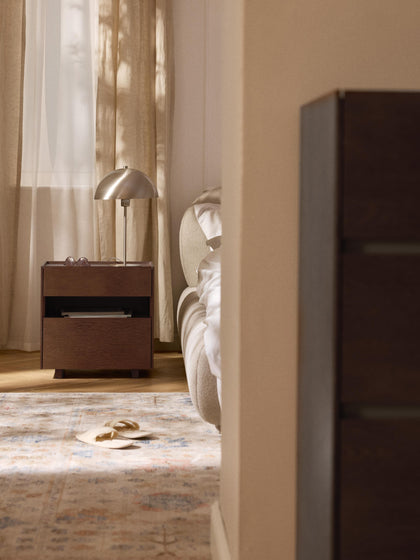 Westwing Mesilla De Noche De Madera Larsen