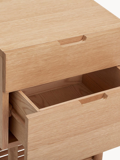 Westwing Mesita De Noche De Madera Acorn