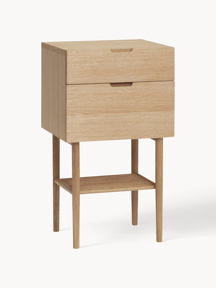 Westwing Mesita De Noche De Madera Acorn