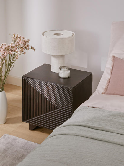 Westwing Mesita De Noche De Madera De Mango Louis