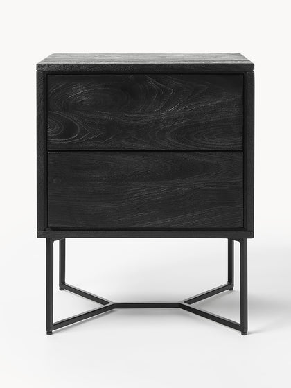 Westwing Mesita De Noche De Madera De Mango Luca