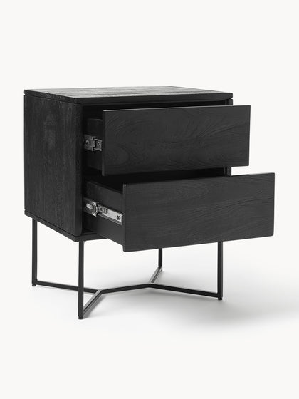 Westwing Mesita De Noche De Madera De Mango Luca