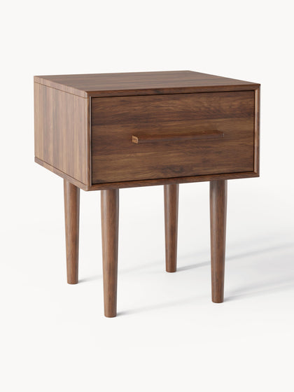 Westwing Mesita de noche de madera de mango Paul