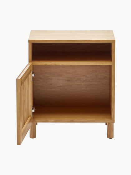 Westwing Mesita De Noche De Madera De Roble Beyla