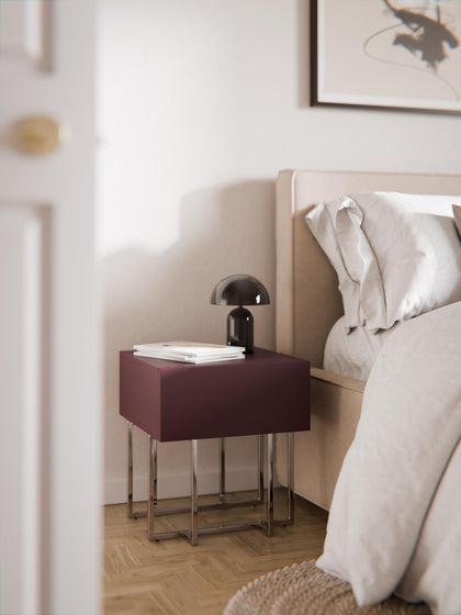 Westwing Mesita De Noche De Madera Joe