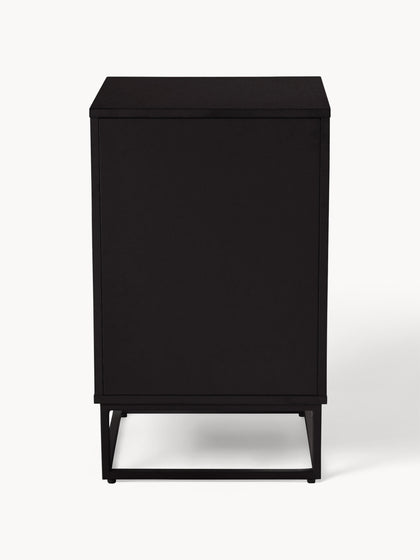 Westwing Mesita de noche de madera Lyckeby