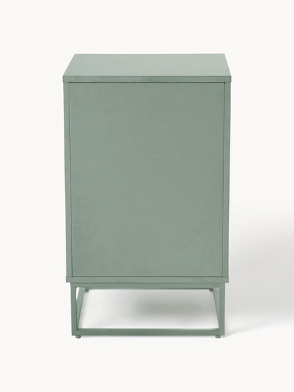 Westwing Mesita de noche de madera Lyckeby