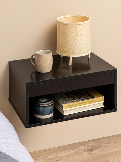 Westwing Mesita De Noche De Pared Con Cajón Cholet