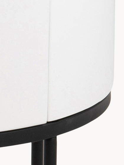 Westwing Mesita De Noche Redonda Polo