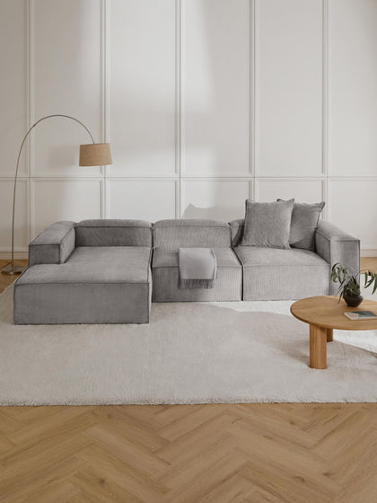 Westwing Módulo Central De Pana Sofá Lennon