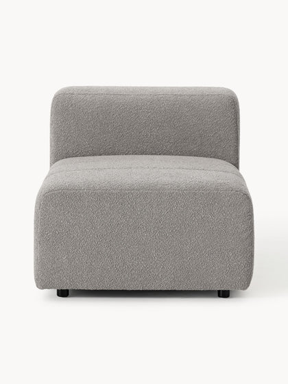 Westwing Módulo central en tejido bouclé Lena