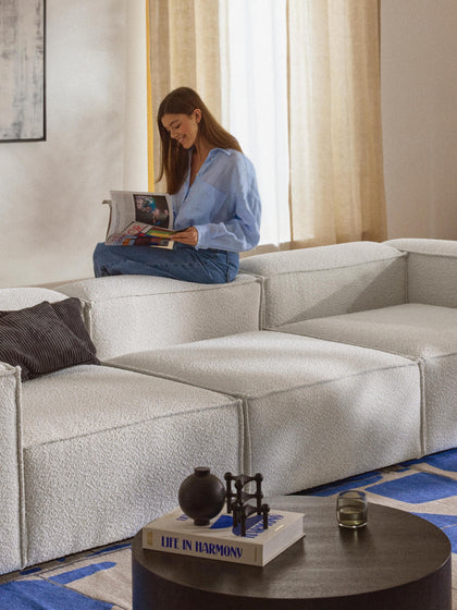 Westwing Módulo Central En Tejido Bouclé Lennon