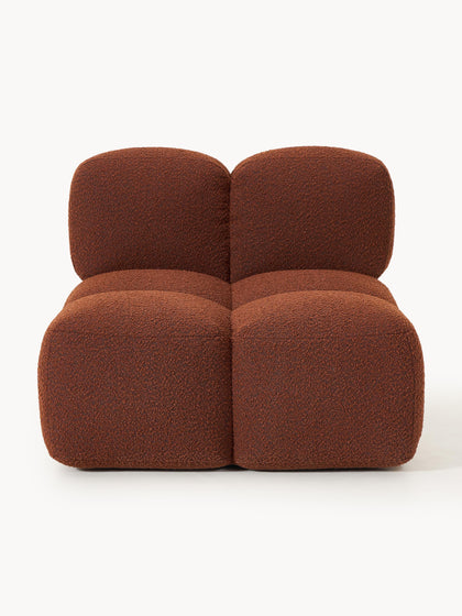 Westwing Módulo central en tejido bouclé Tayla