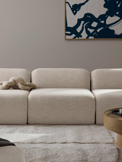 Westwing Módulo Central En Tejido Bouclé Wolke