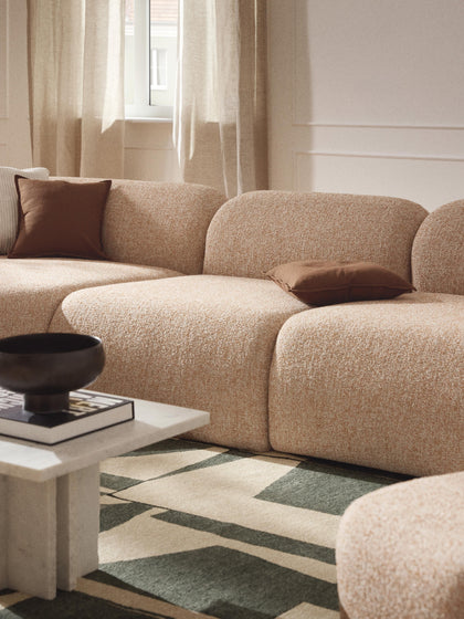 Westwing Módulo Central En Tejido Bouclé Wolke