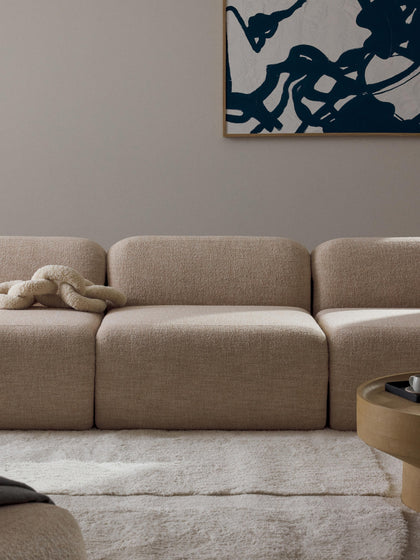 Westwing Módulo Central En Tejido Bouclé Wolke