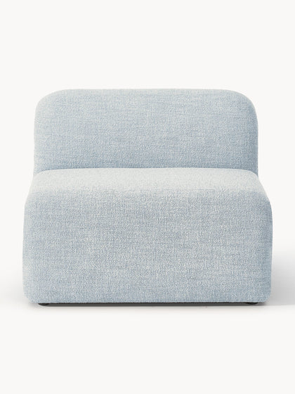 Westwing Módulo central en tejido bouclé Wolke