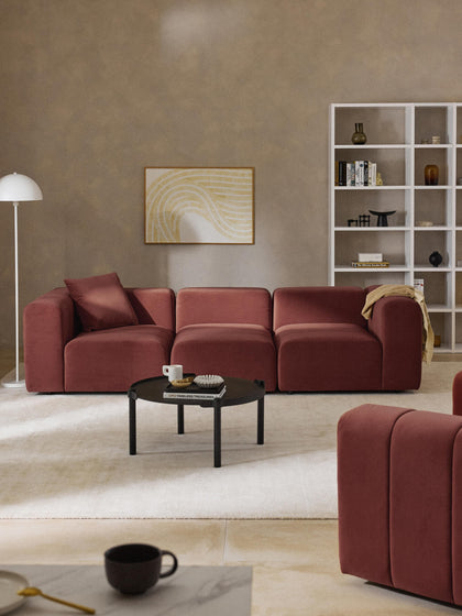 Westwing Módulo De Centro De Terciopelo Lena