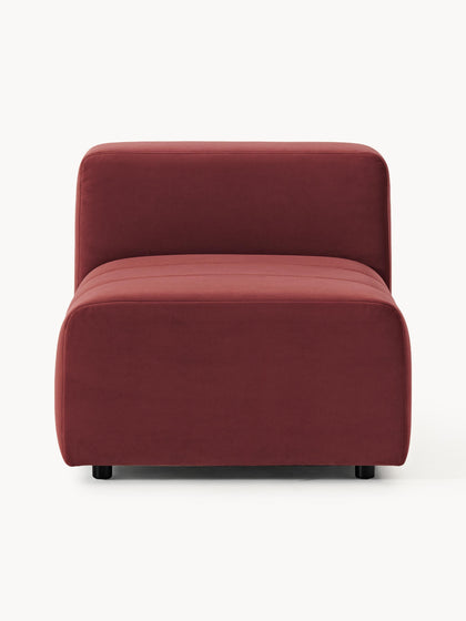 Westwing Módulo de centro de terciopelo Lena