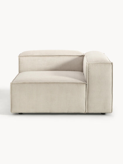 Westwing Módulo de esquina de pana sofá Lennon