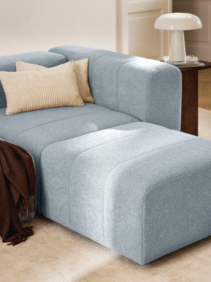 Westwing Módulo De Esquina En Tejido Bouclé Lena