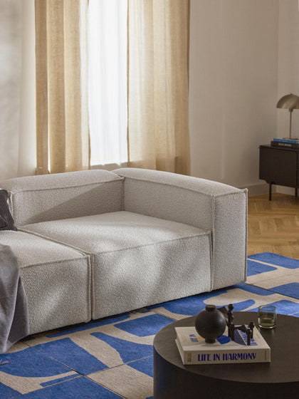 Westwing Módulo De Esquina En Tejido Bouclé Lennon