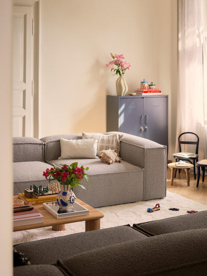 Westwing Módulo De Esquina En Tejido Bouclé Lennon