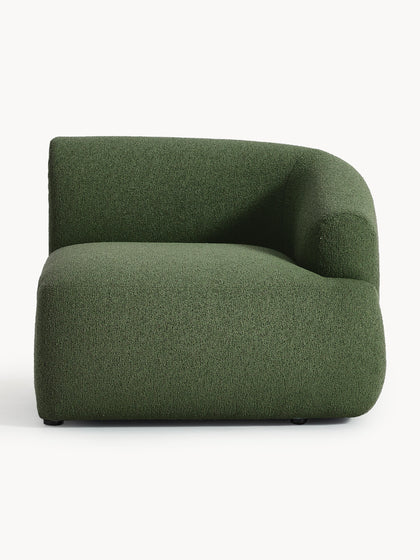 Westwing Módulo de esquina en tejido bouclé Sofia