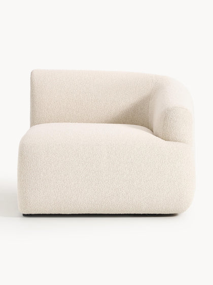 Westwing Módulo de esquina en tejido bouclé Sofia