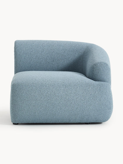 Westwing Módulo de esquina en tejido bouclé Sofia