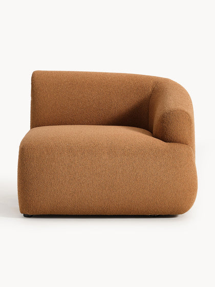 Westwing Módulo de esquina en tejido bouclé Sofia