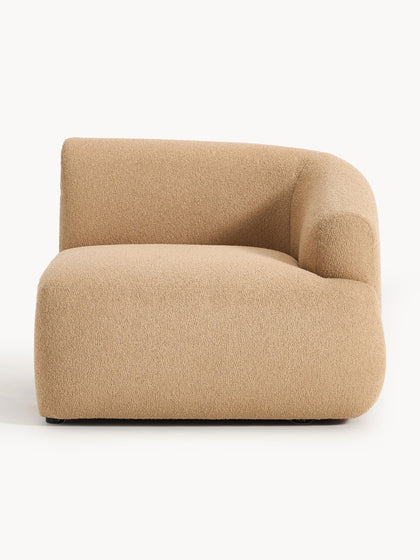 Westwing Módulo de esquina en tejido bouclé Sofia