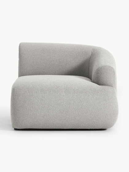 Westwing Módulo de esquina en tejido bouclé Sofia