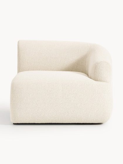 Westwing Módulo de esquina en tejido bouclé Sofia