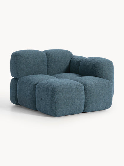 Westwing Módulo De Esquina En Tejido Bouclé Tayla