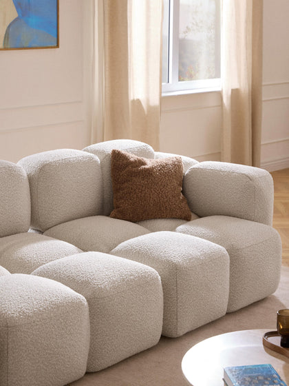 Westwing Módulo De Esquina En Tejido Bouclé Tayla