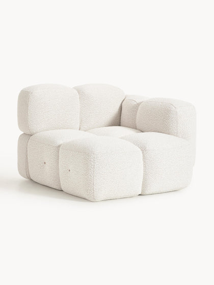 Westwing Módulo De Esquina En Tejido Bouclé Tayla