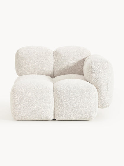 Westwing Módulo de esquina en tejido bouclé Tayla